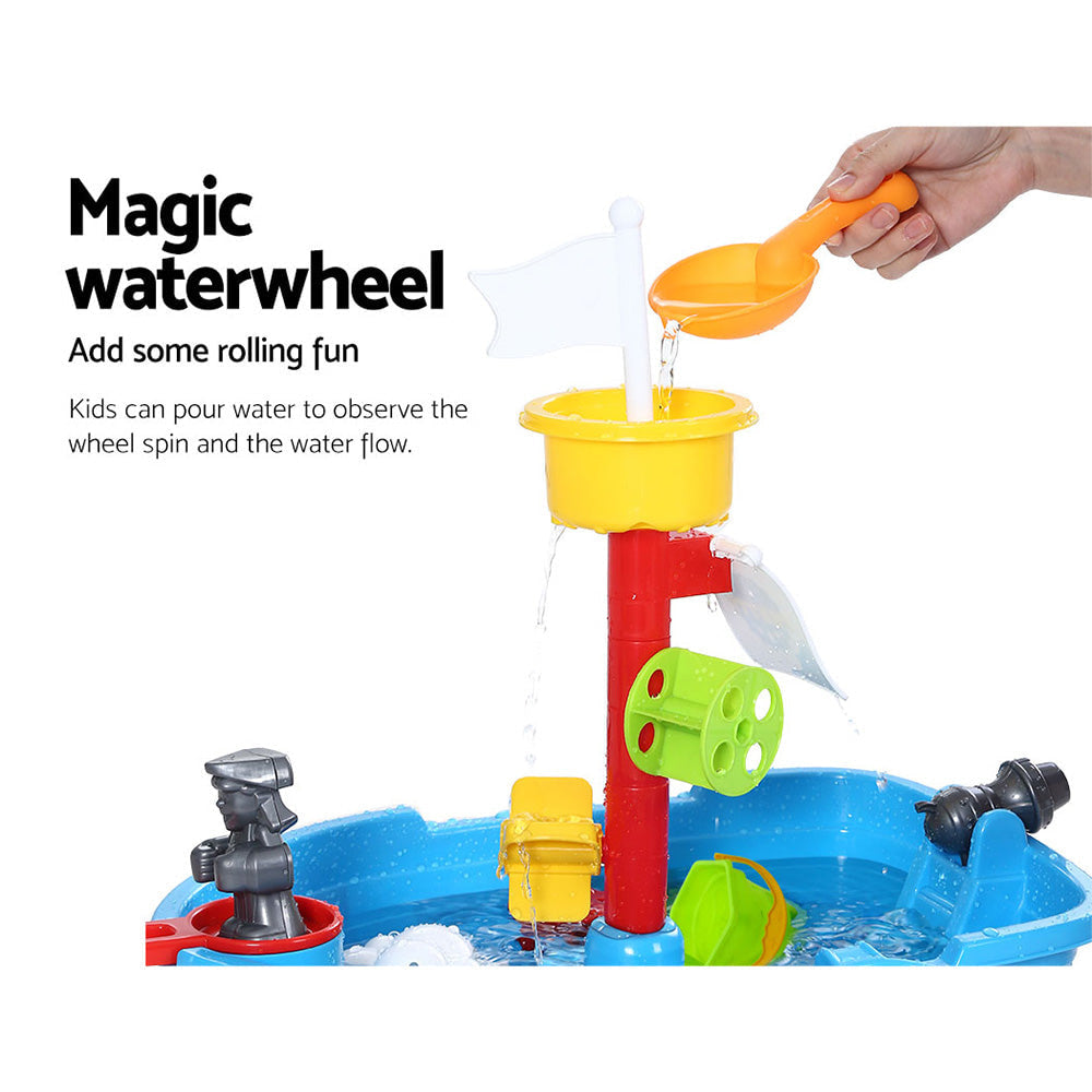 Keezi Kids Pirate Beach Sand and Water Toy Table
