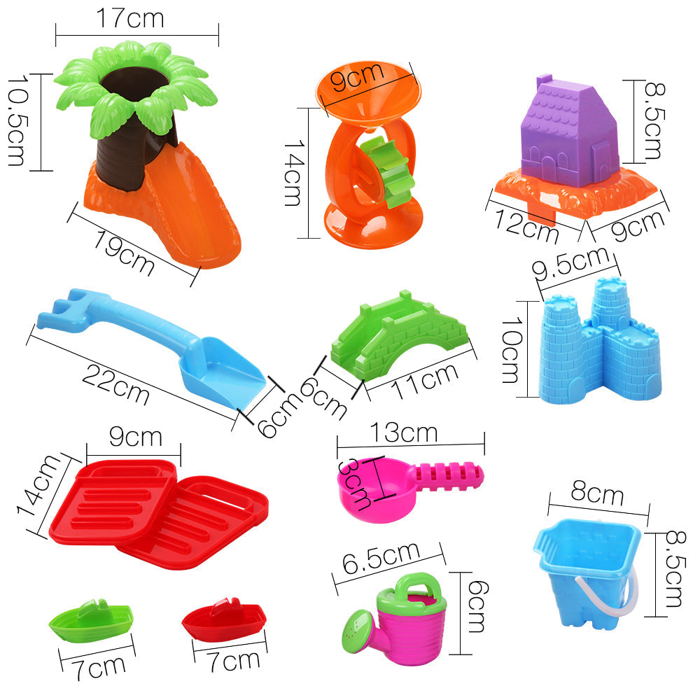 Keezi Kids Sandpit and Water Table with Chair Set