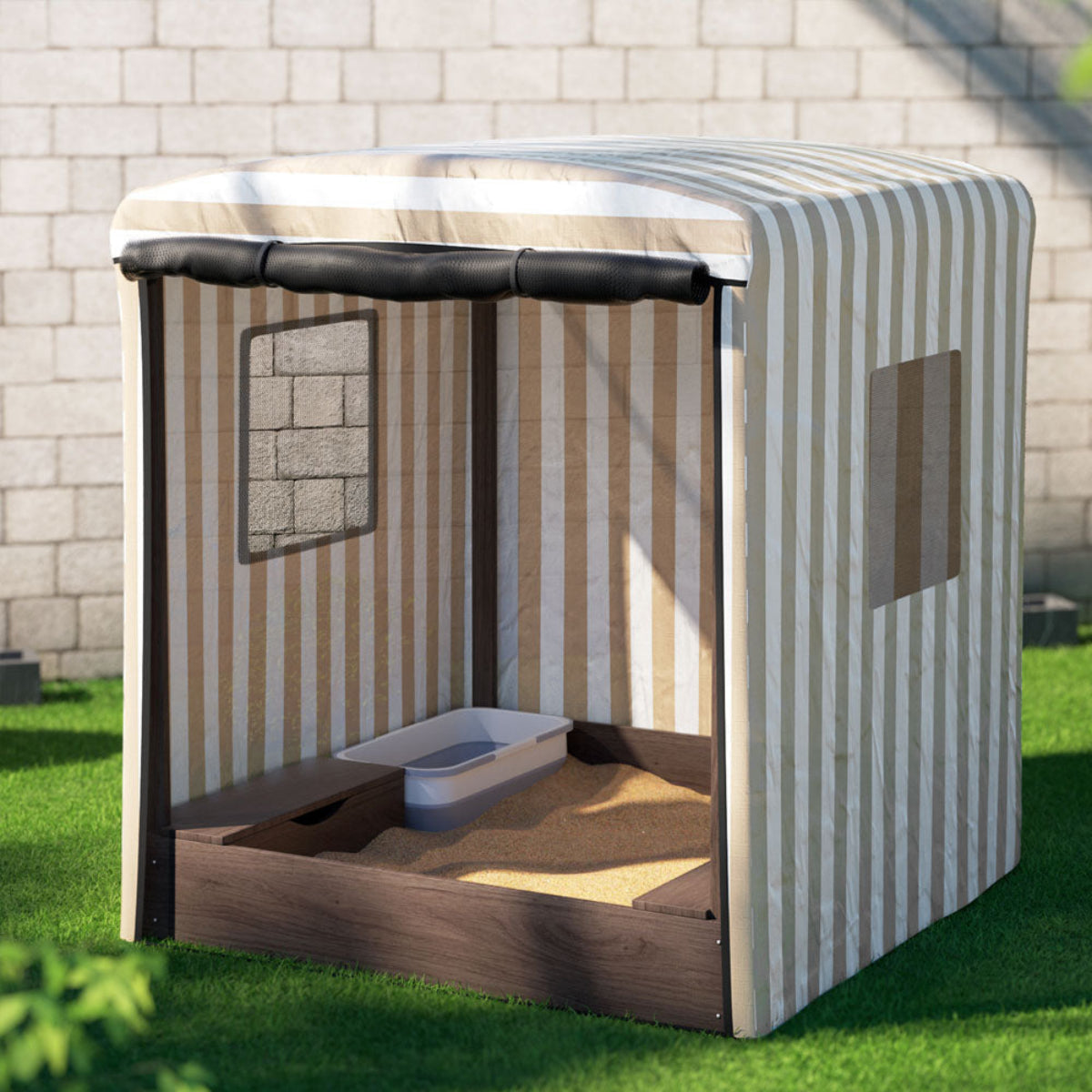 Keezi Kids Canopy Sandpit