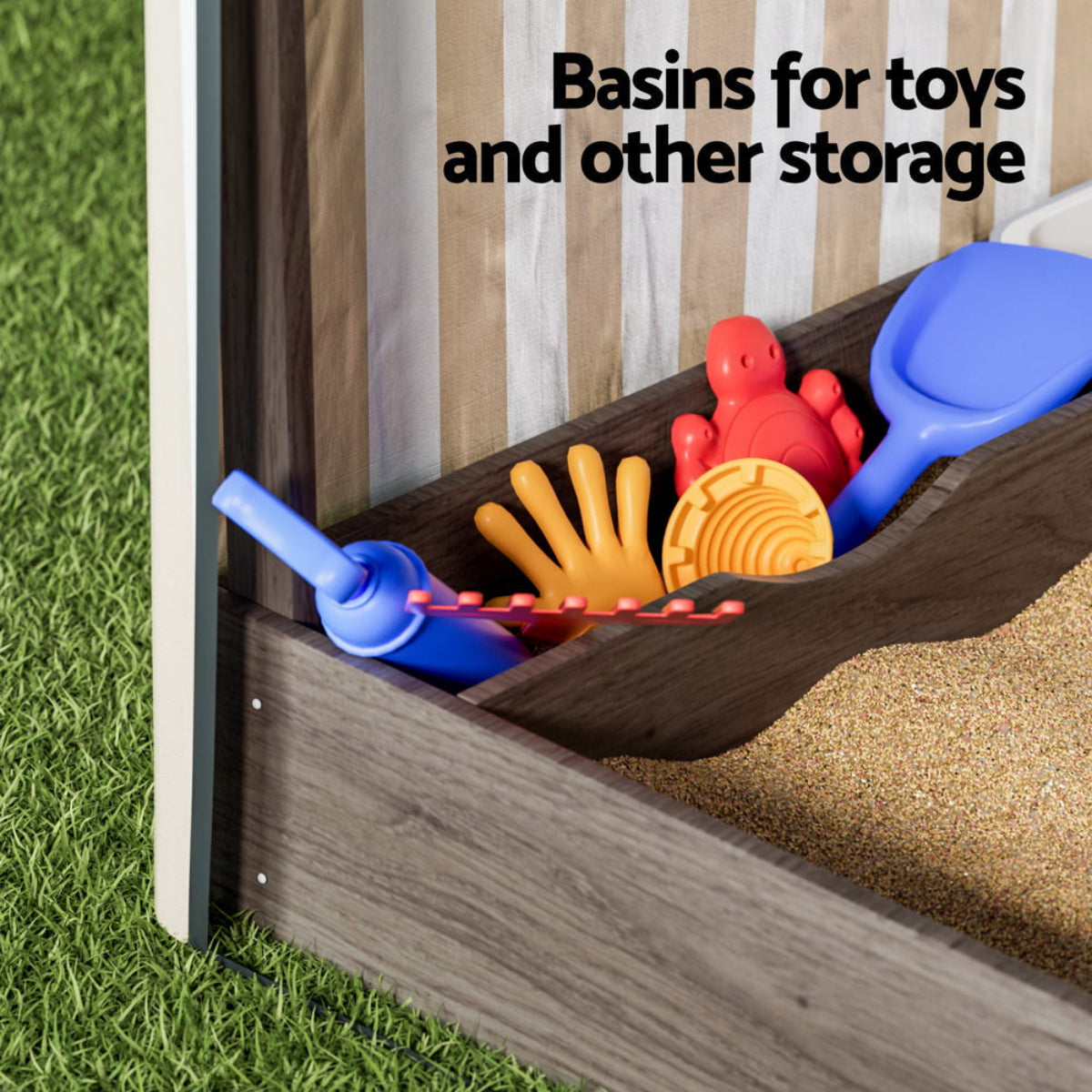 Keezi Kids Canopy Sandpit