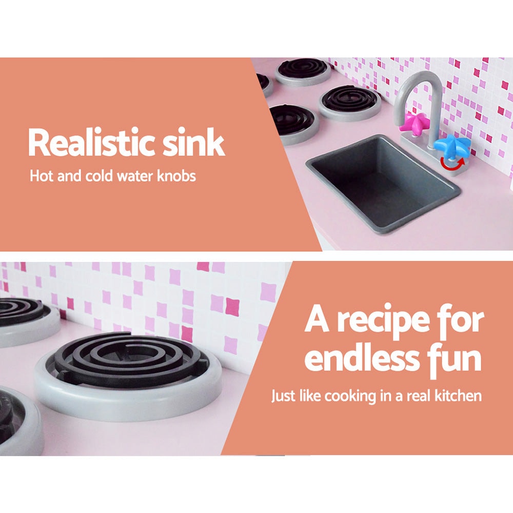 Keezi Kids Kitchen with Fridge and Dishwasher