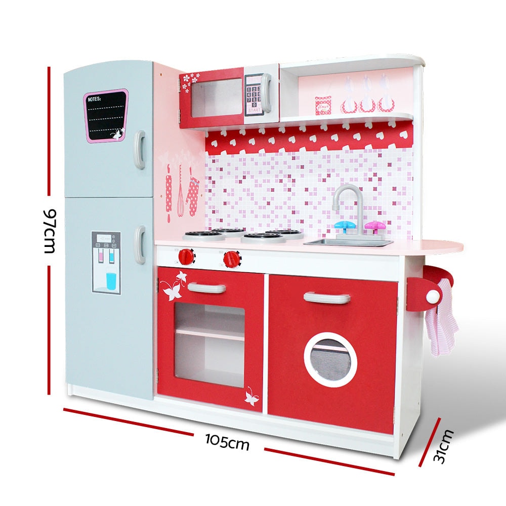 Keezi Kids Kitchen with Fridge and Dishwasher