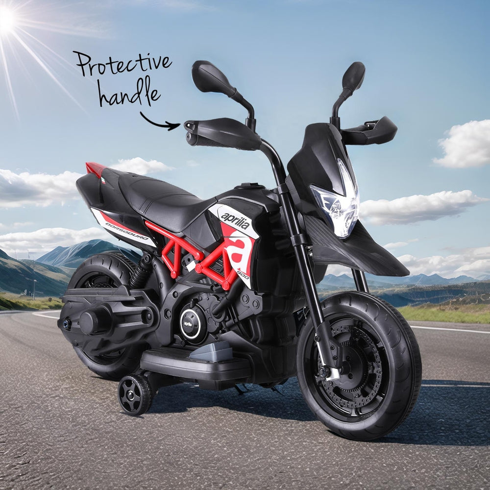 Aprilia Licensed Dorsoduro 900 Electric Kids Ride On Motorbike