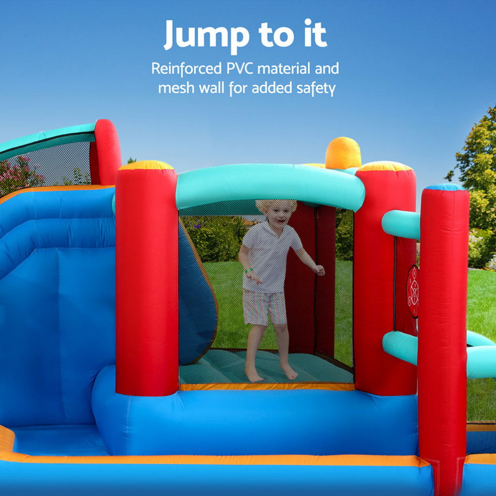 Doctor Dolphin Kids Inflatable Water Slide Splash Pool