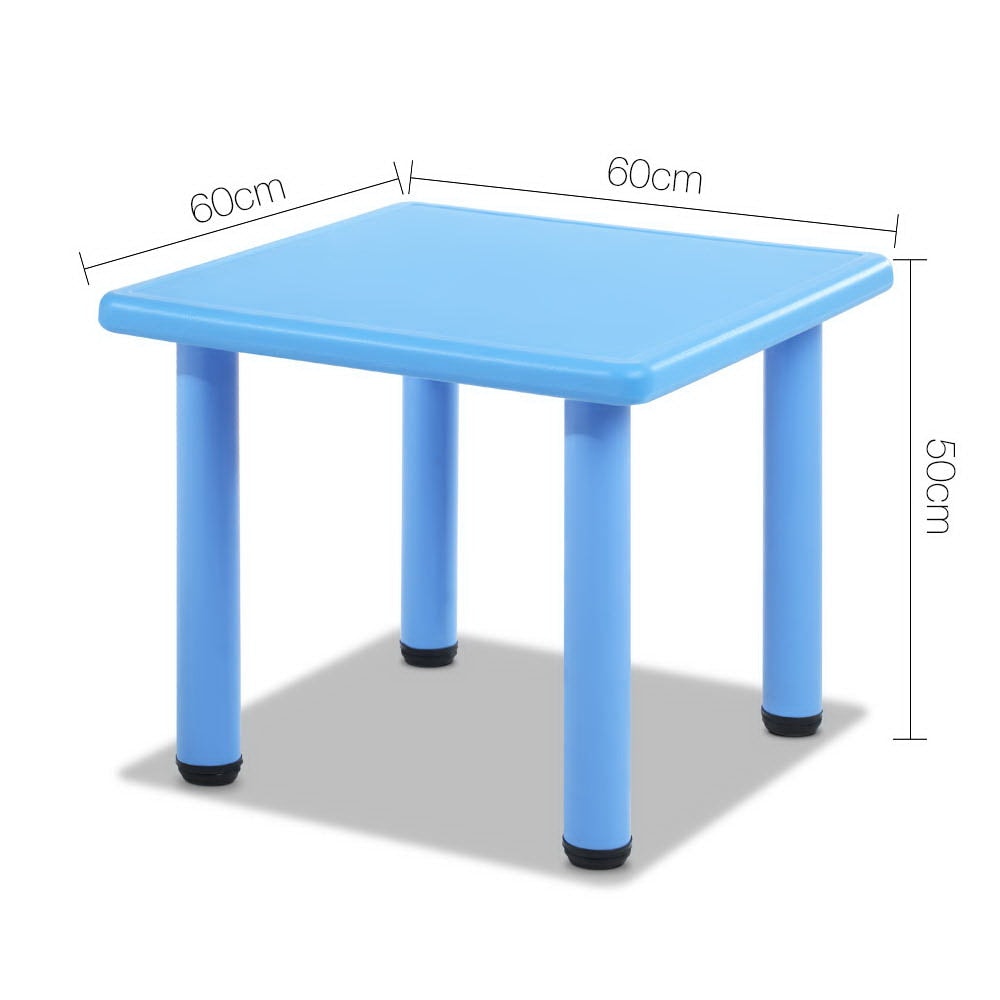 Keezi Kids Plastic Table in Bright Blue
