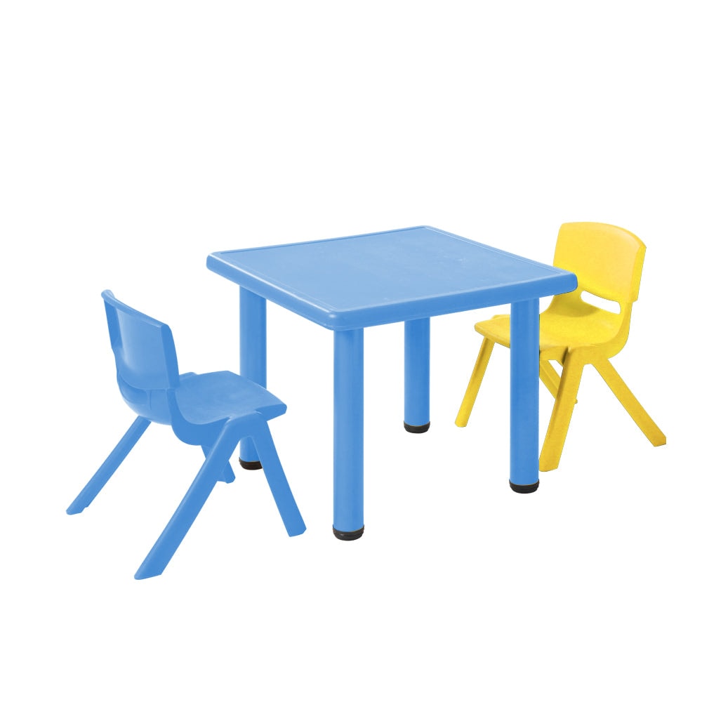 Keezi Kids Plastic Table in Bright Blue