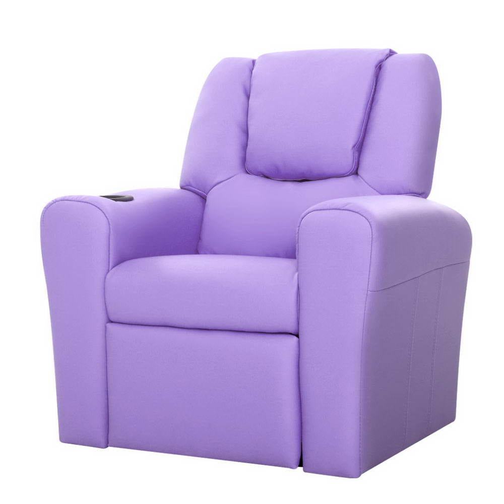 Kids Recliner Chair in Purple