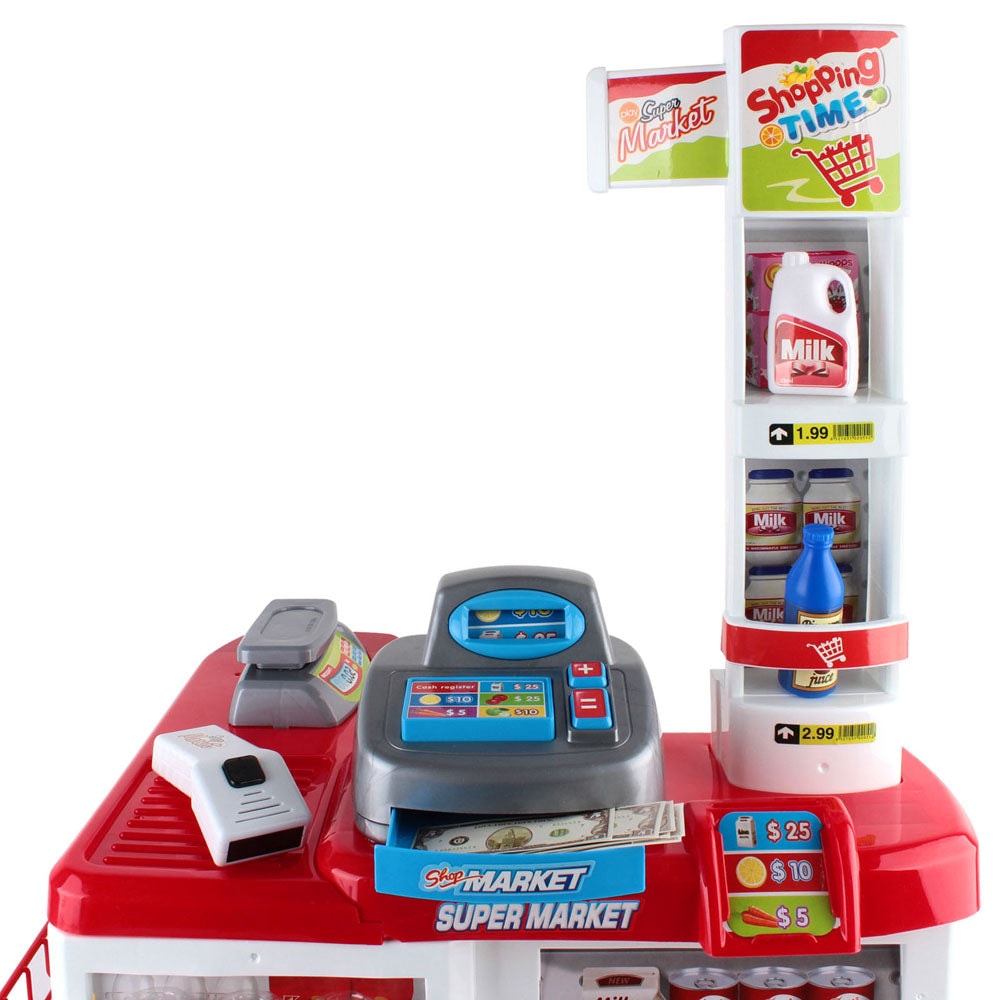 Keezi Kids Supermarket Toy Set with Accessories