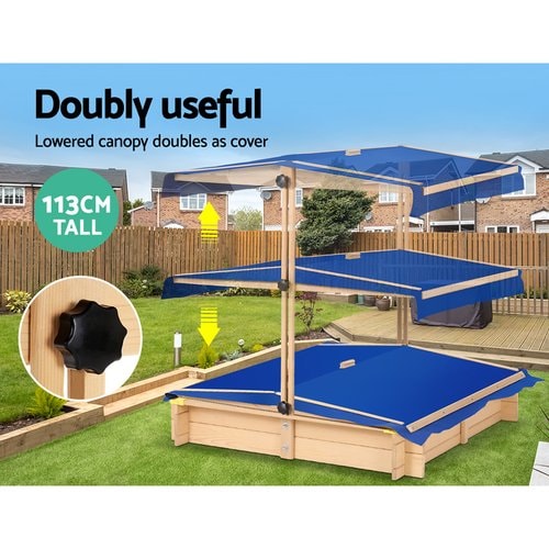 Keezi Children Sandpit with Cover