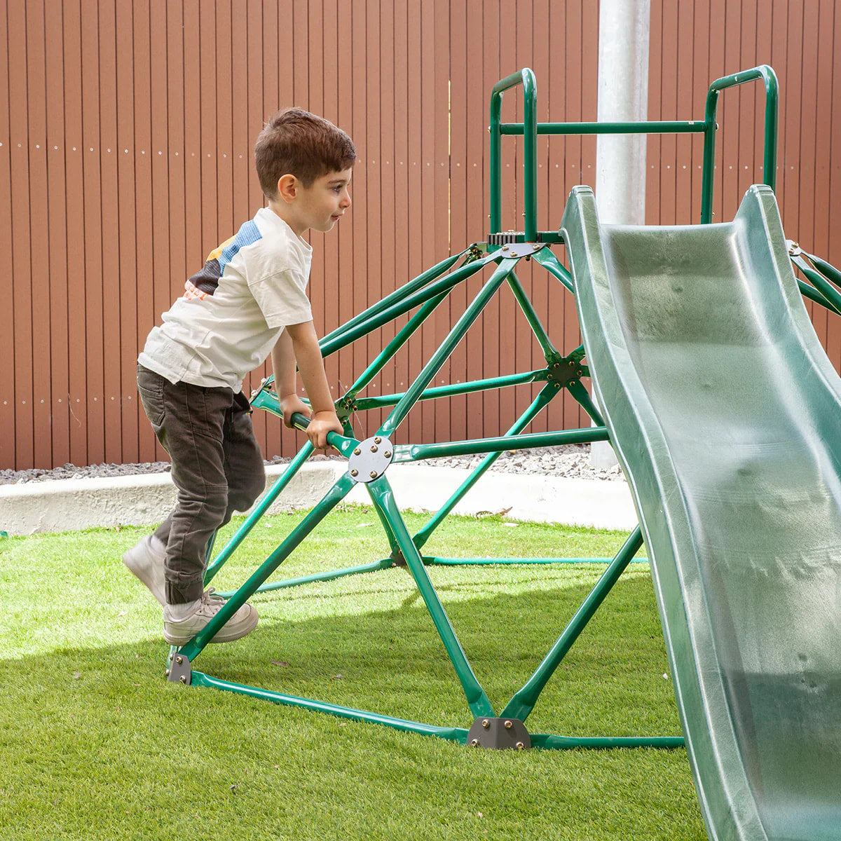 2m Climbing Dome with Slide