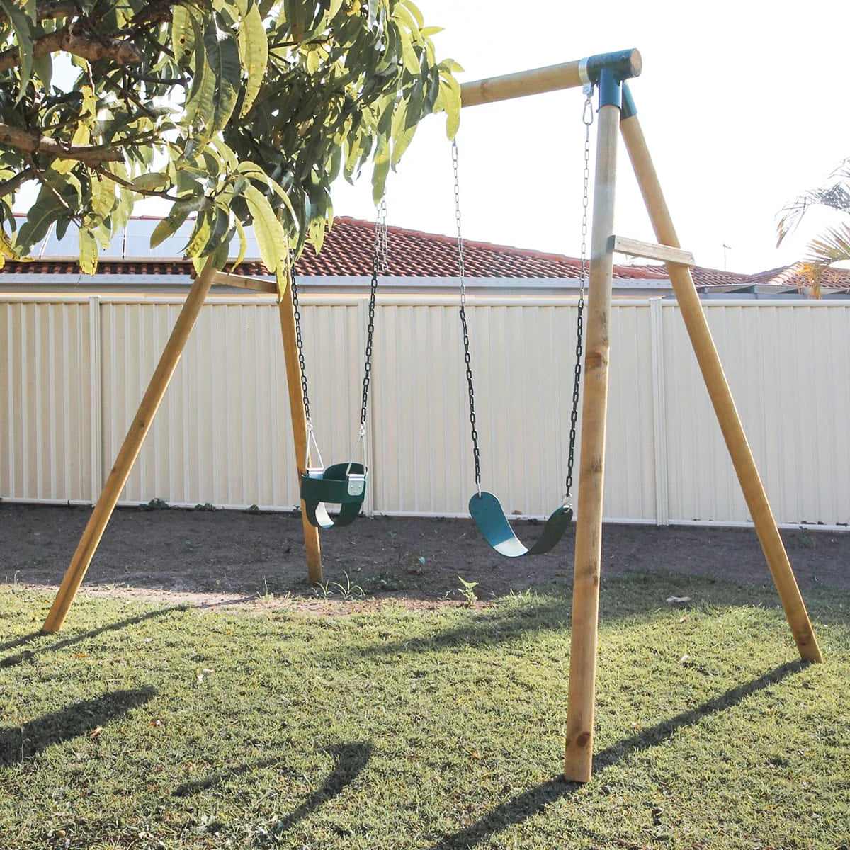 Amber Double Swing Set