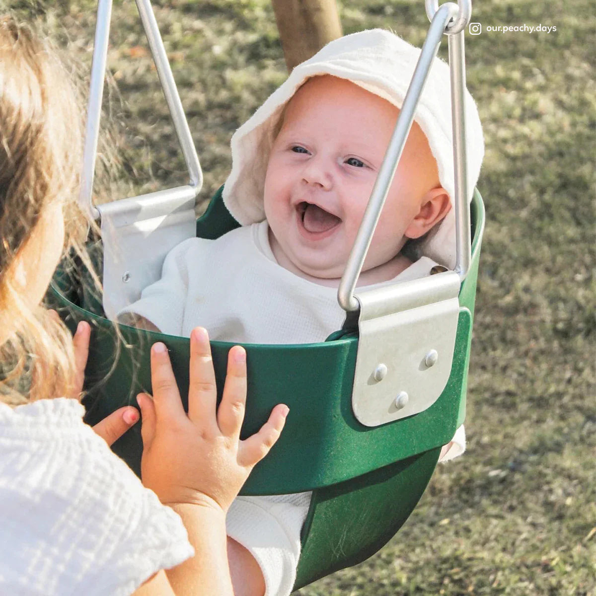 Amber Double Swing Set