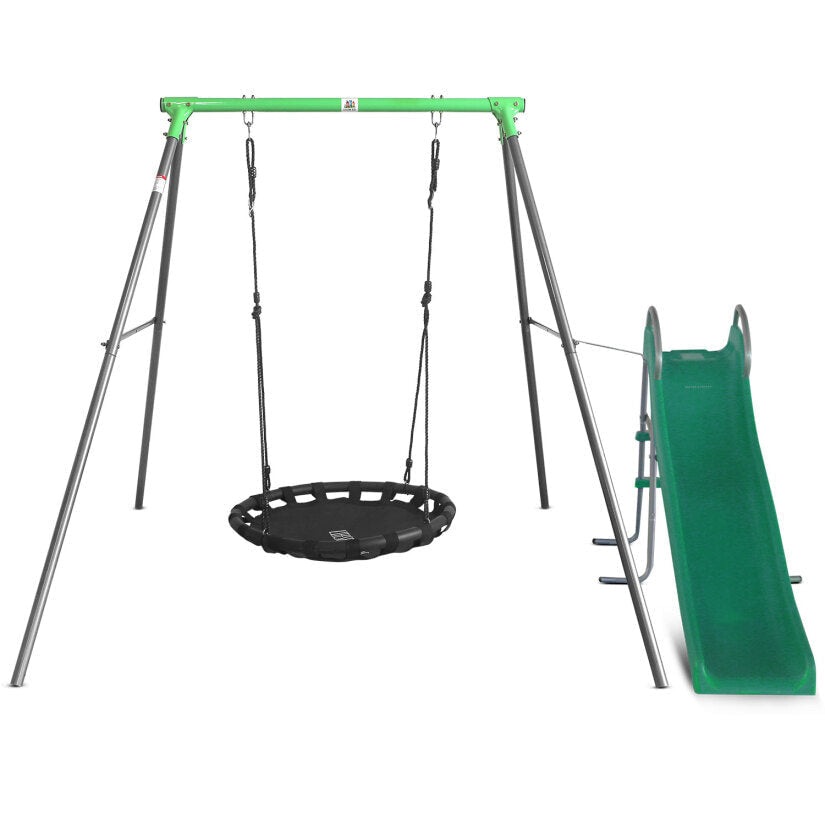 Lifespan Kids Cellar Nest Swing with Slippery Slide Set