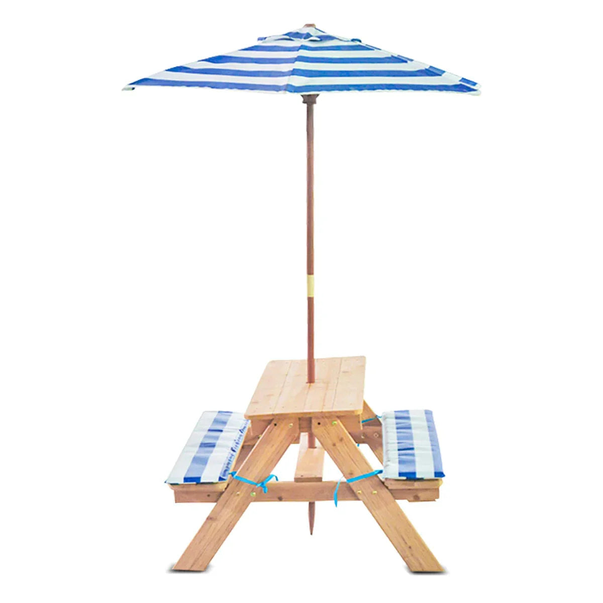 Lifespan Kids Sunset Wooden Picnic Table with Foldable Umbrella