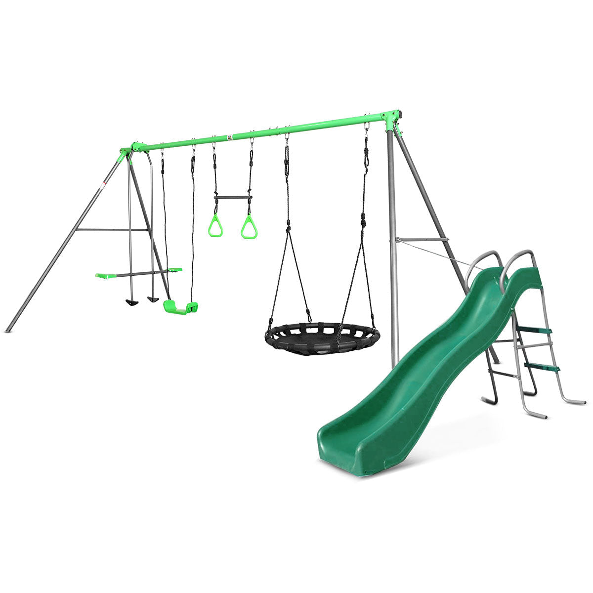 Lifespan Kids Lynx Metal Swing Set with Slide