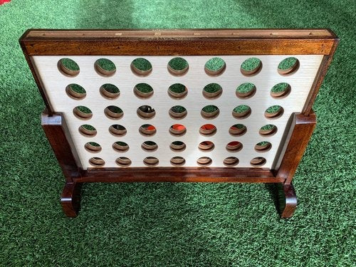 Mini Hardwood Four in a Row Board