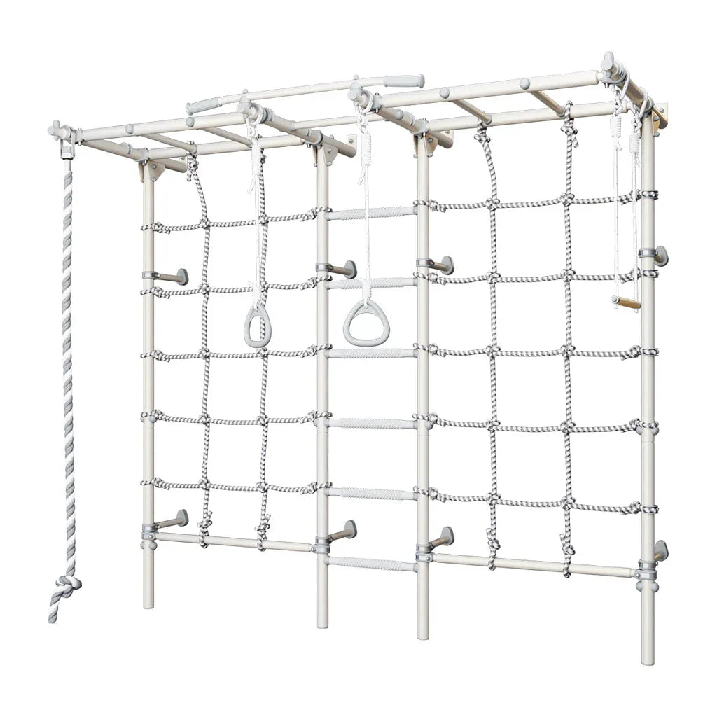 Tinnitots  Indoor Monkey Bar with Climbing Net