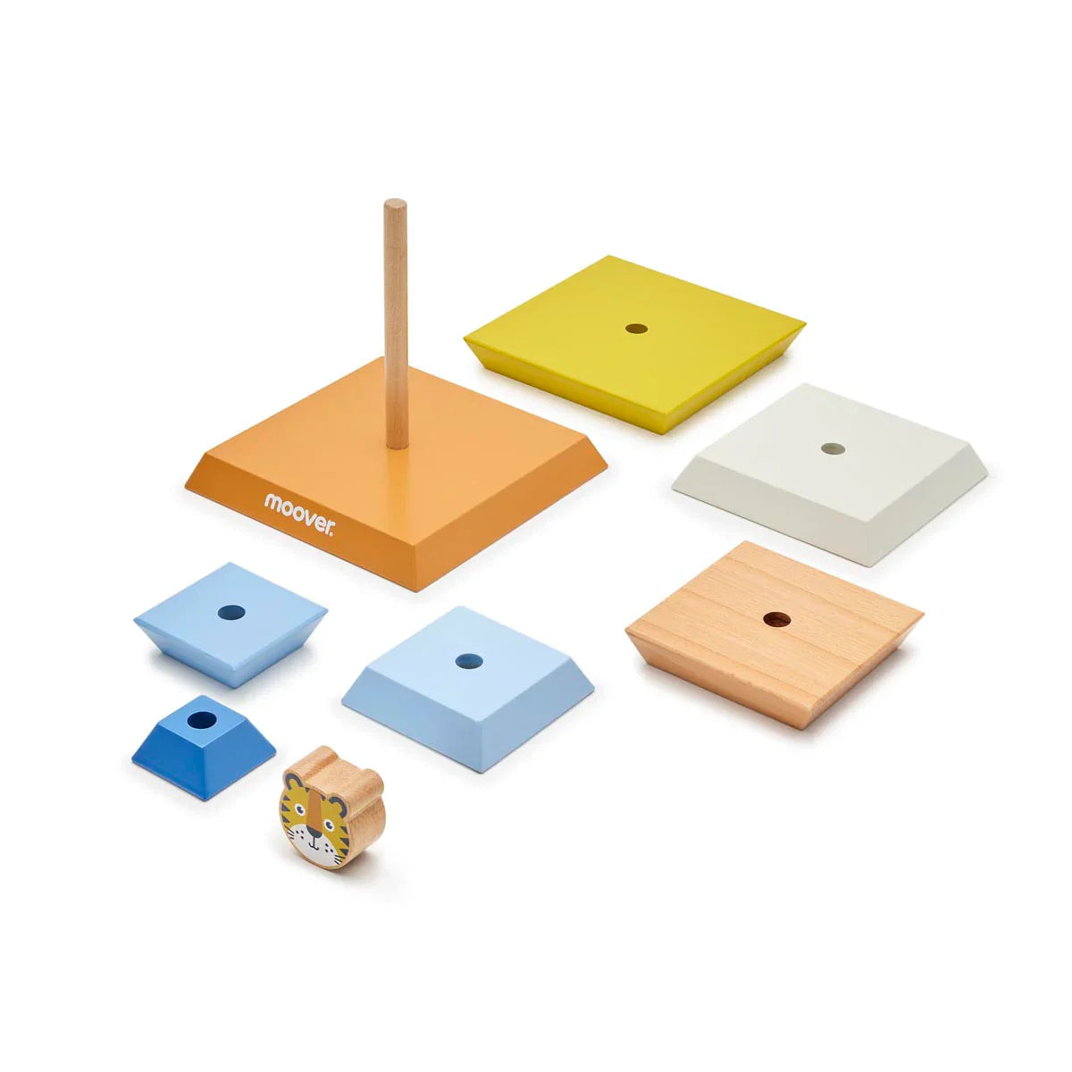 Moover Wooden Pyramid Puzzle
