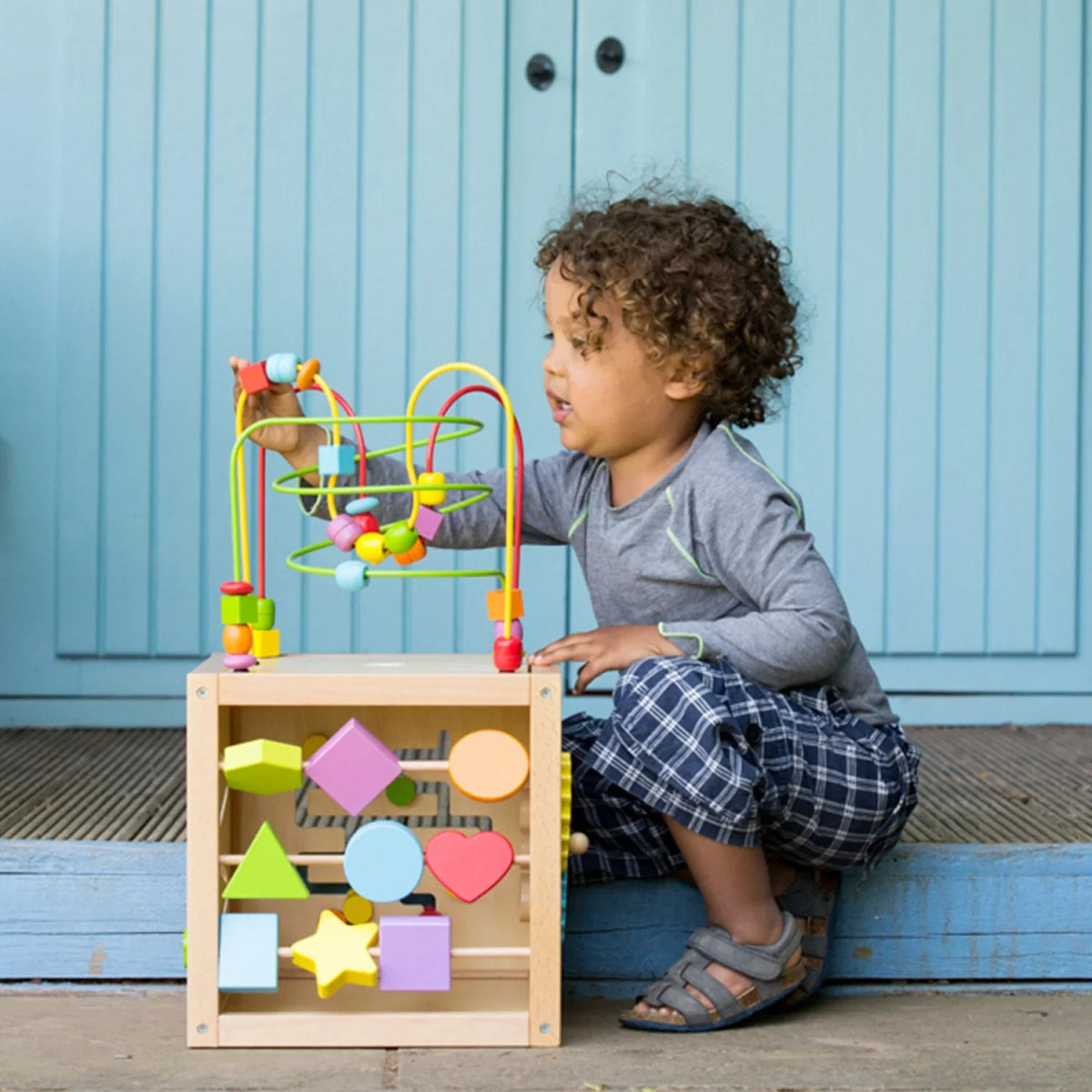 Lifespan Kids Multi Activity Wooden Play Cube