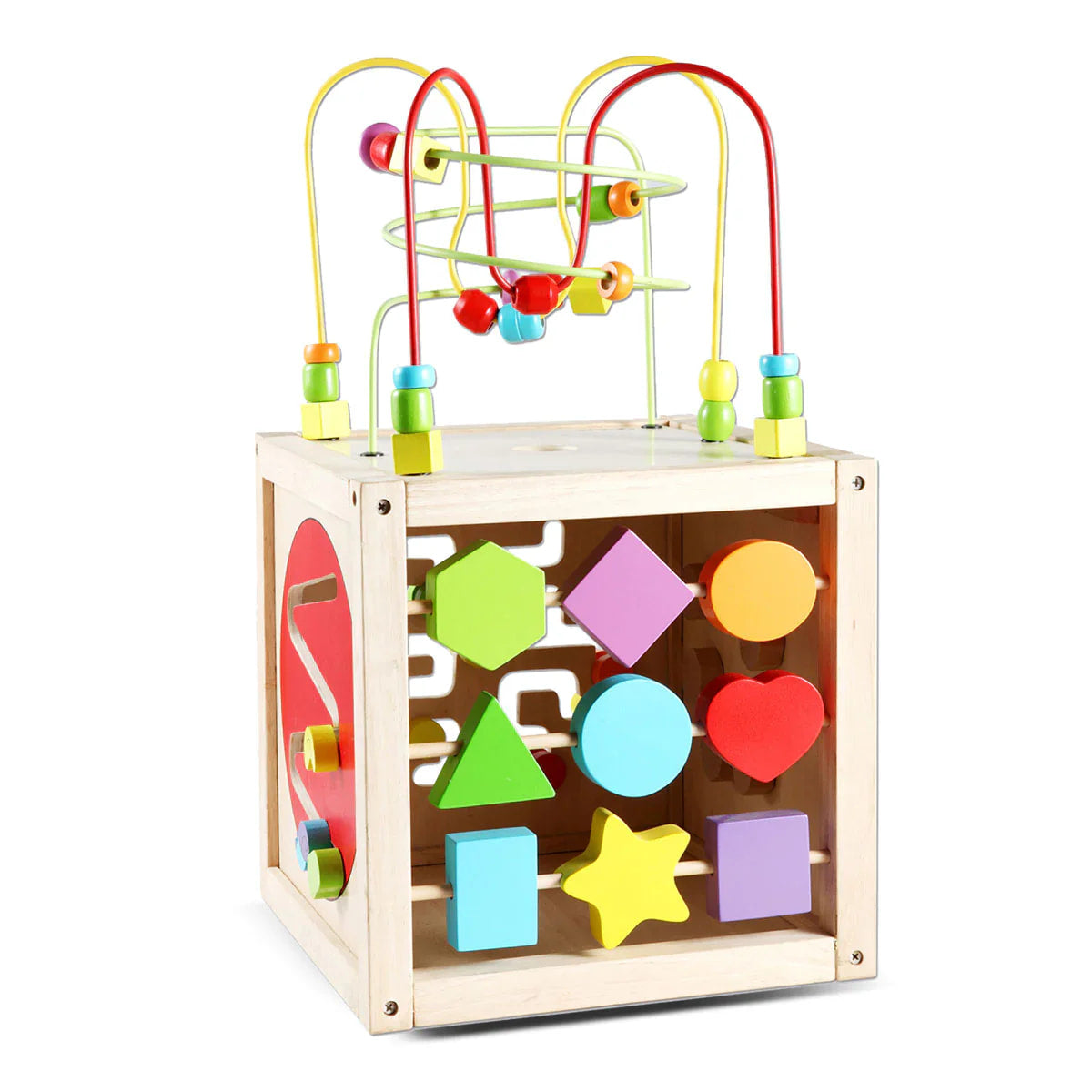 Lifespan Kids Multi Activity Wooden Play Cube