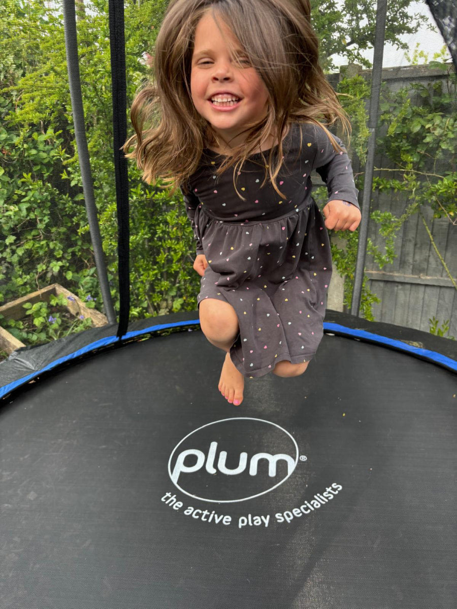 Plum 12ft Deluxe Springsafe® Trampoline with Enclosure