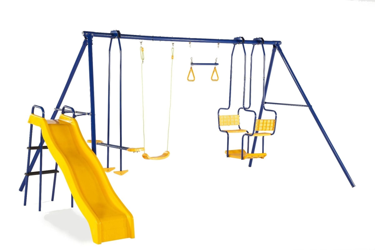 Plum Play 5 in 1 Unit Metal Swing Set
