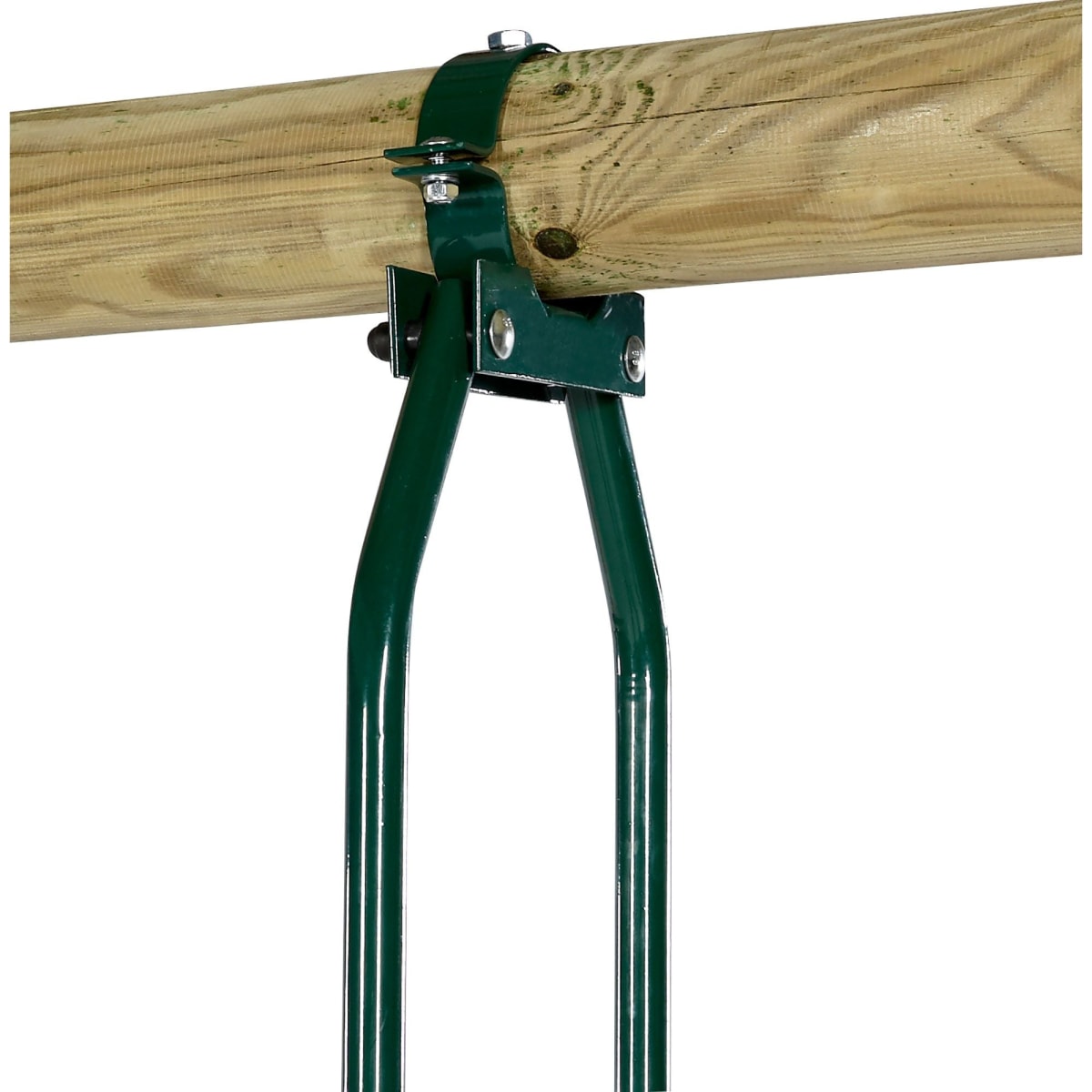 Plum Play Colobus Wooden Double Swing Set with Glider