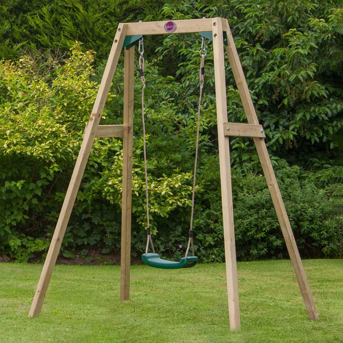 Plum Play Kids Single Wooden Swing Set