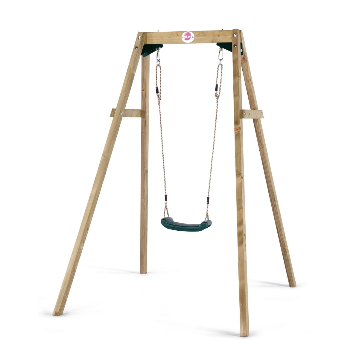 Plum Play Kids Single Wooden Swing Set