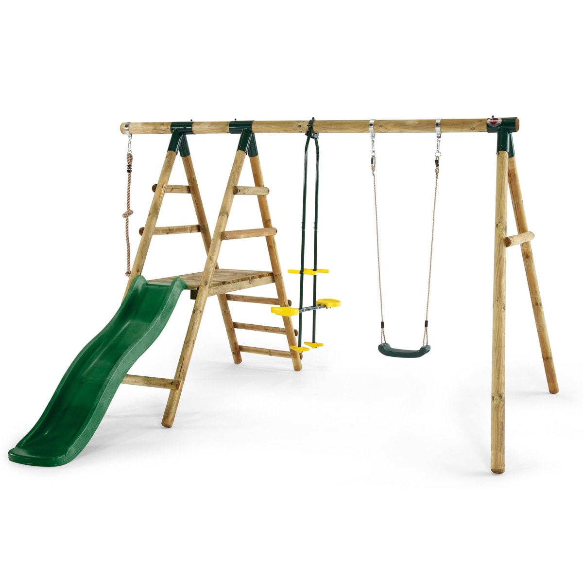 Plum Play Meerkat Wooden Swing with Slide and Glider