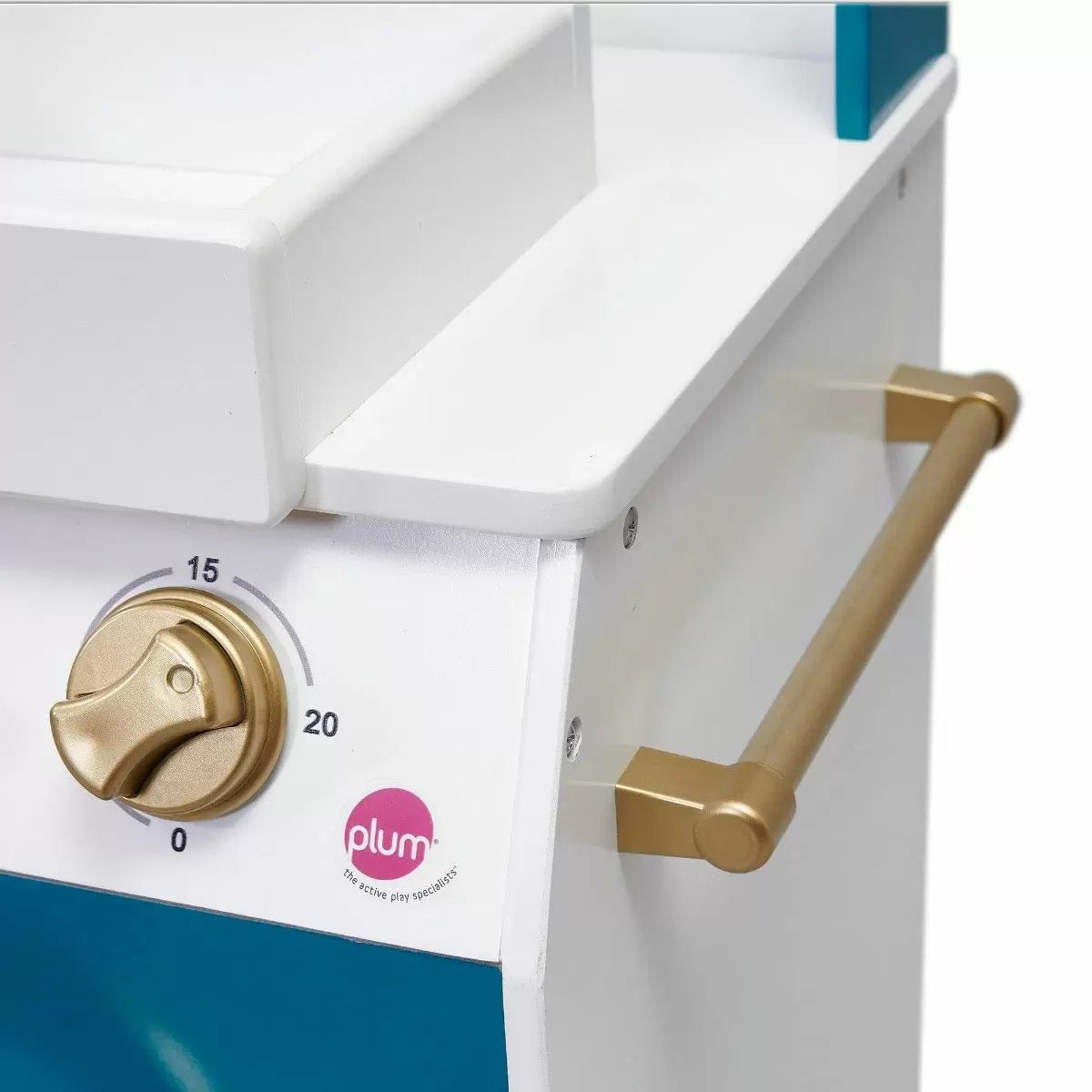 Plum Bakehouse Traditional Wooden Kitchen with Fridge Classic Play Kitchen for Kids