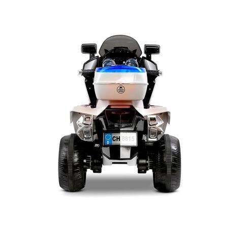 Rigo Kids Police Ride On White Motorbike