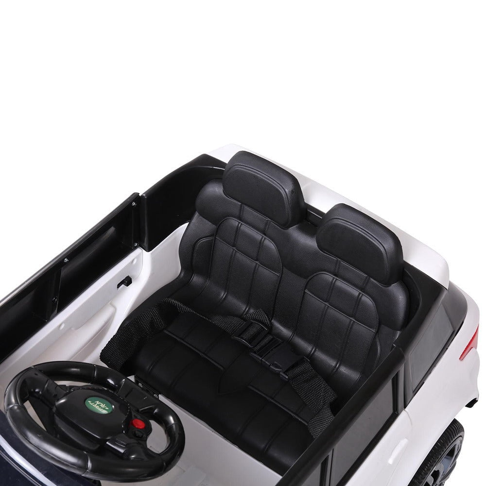 Rigo Range Rover Kids Ride on Car in White, Pink and Black