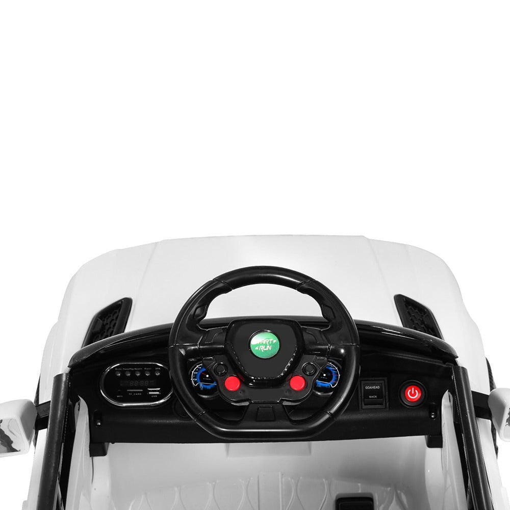 Rigo Range Rover Kids Ride on Car in White, Pink and Black