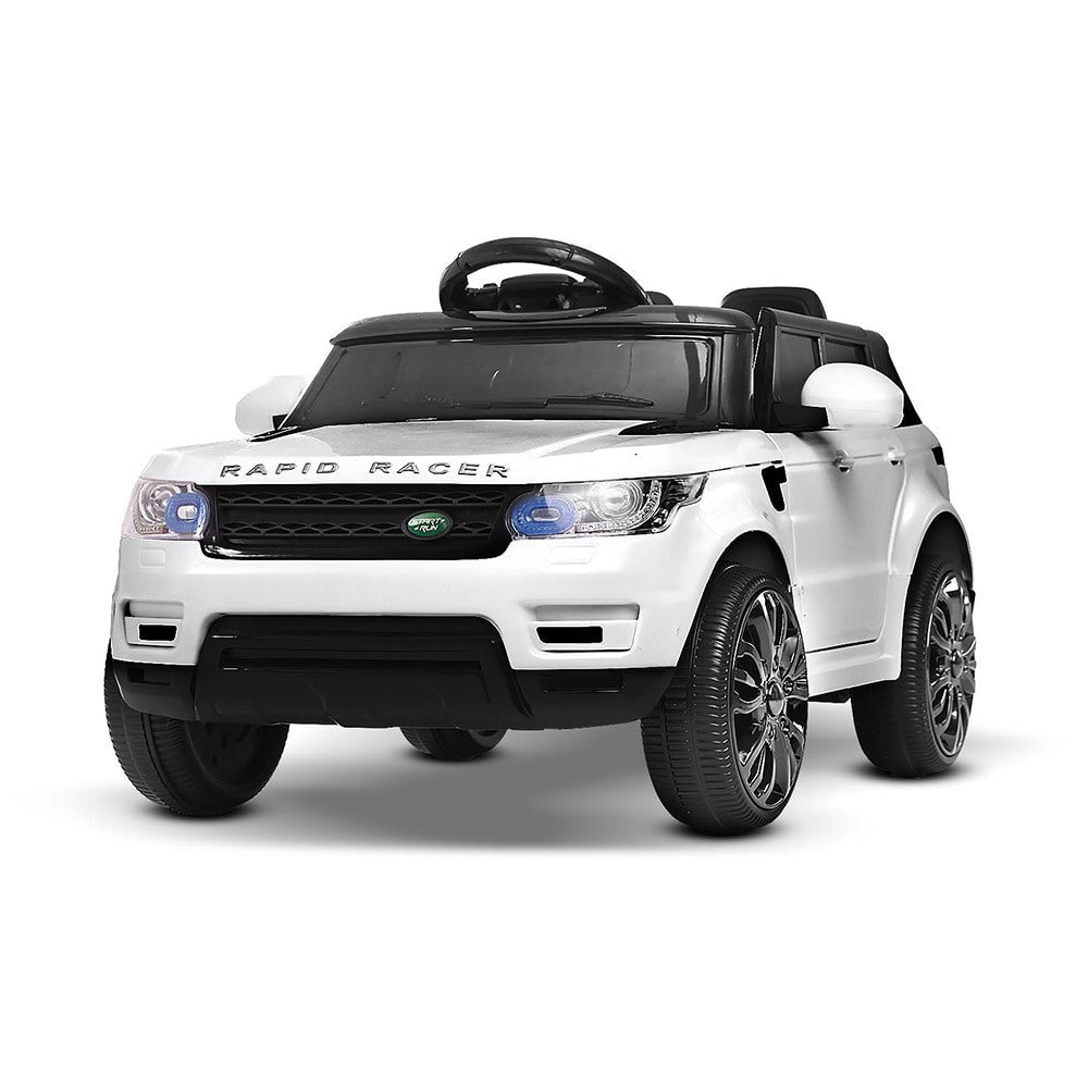 Rigo Range Rover Kids Ride on Car in White, Pink and Black