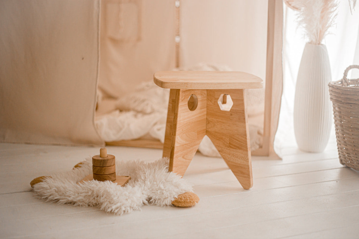 Retro Kids Stool in Pair