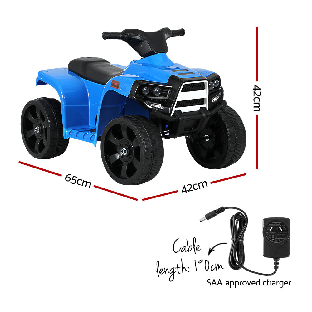 Rigo Kids ATV Quad Ride On Motorbike - Blue