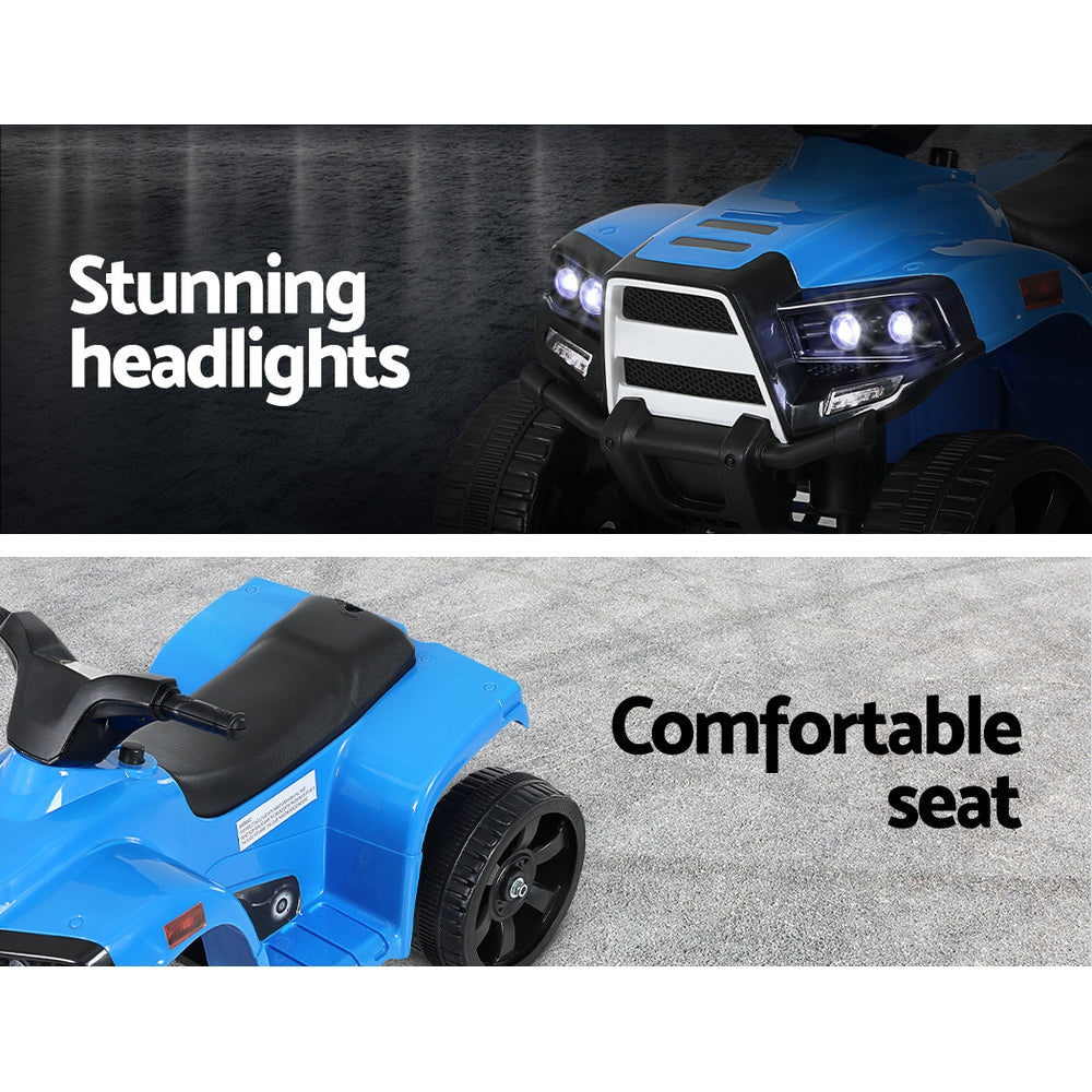 Rigo Kids ATV Quad Ride On Motorbike - Blue