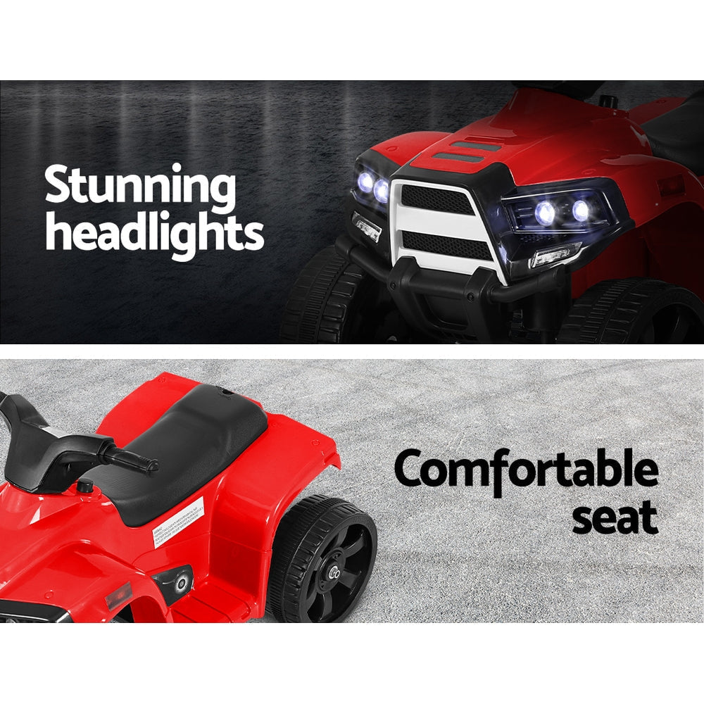 Rigo Kids ATV Quad Ride On Motorbike - Red
