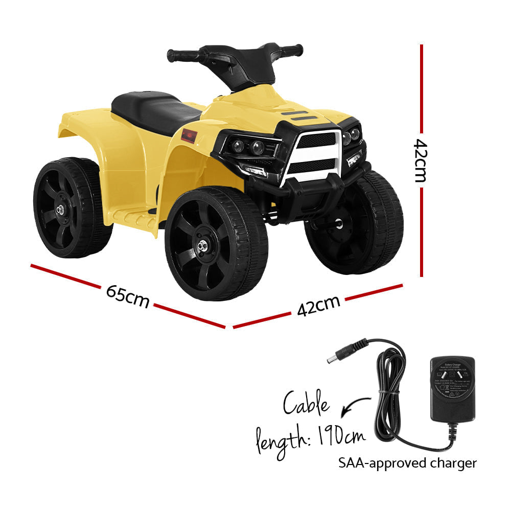 Rigo Kids ATV Quad Ride On Motorbike - Yellow