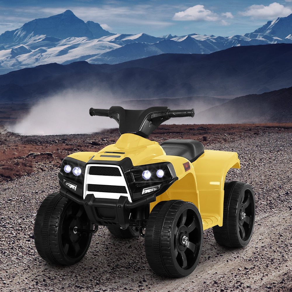 Rigo Kids ATV Quad Ride On Motorbike - Yellow