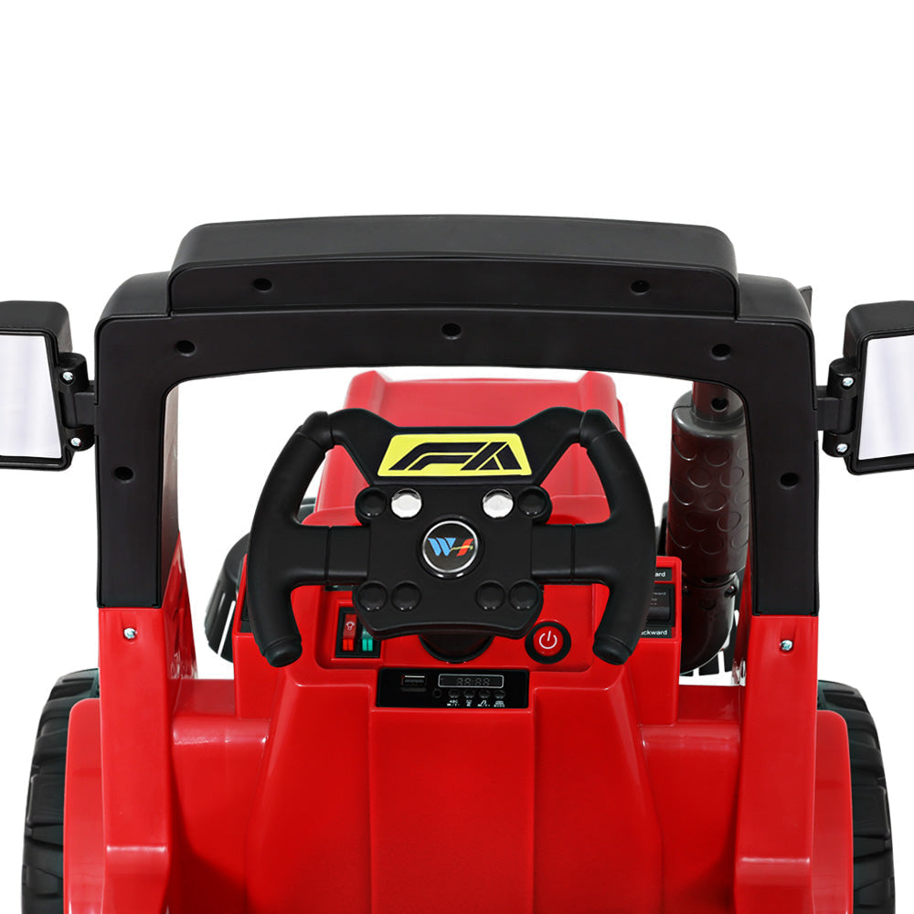 Rigo Kids Electric Sweeper Truck Ride On - Red