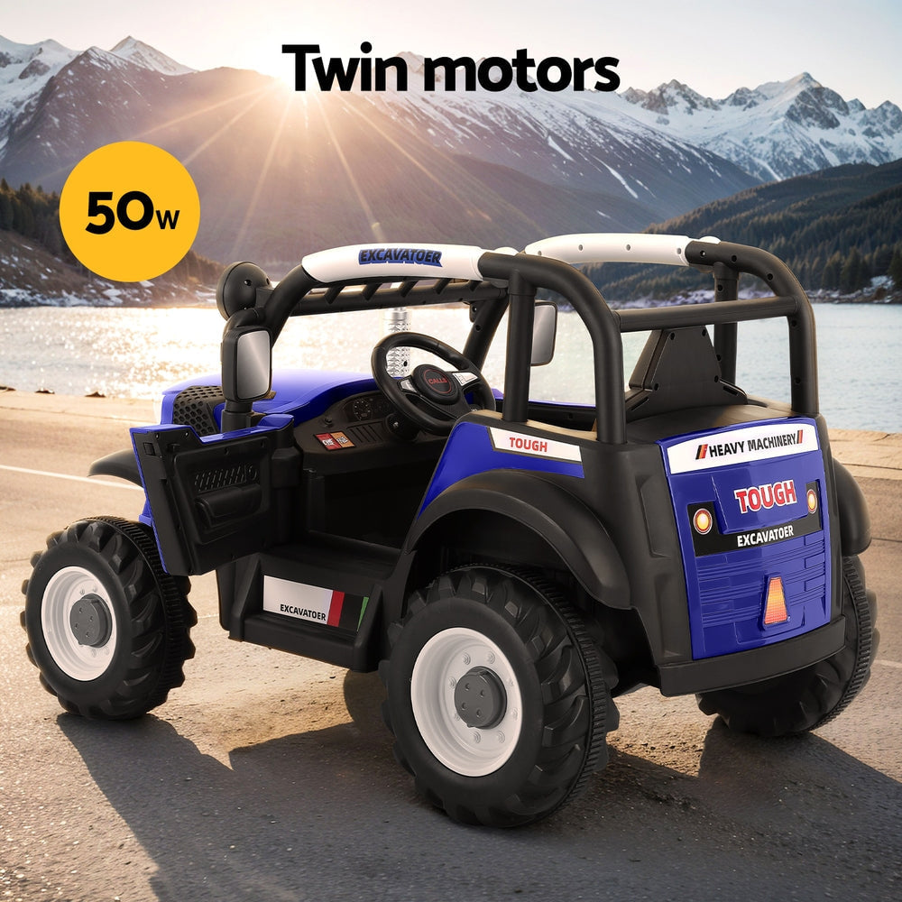 Rigo Kids Off-Road Ride On Jeep with Remote Control in Blue