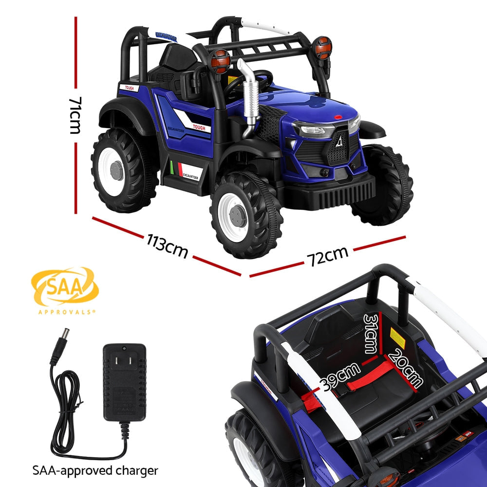 Rigo Kids Off-Road Ride On Jeep with Remote Control in Blue