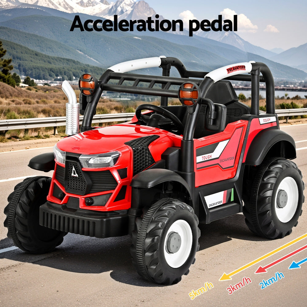 Rigo Kids Off-Road Ride On Jeep with Remote Control in Red