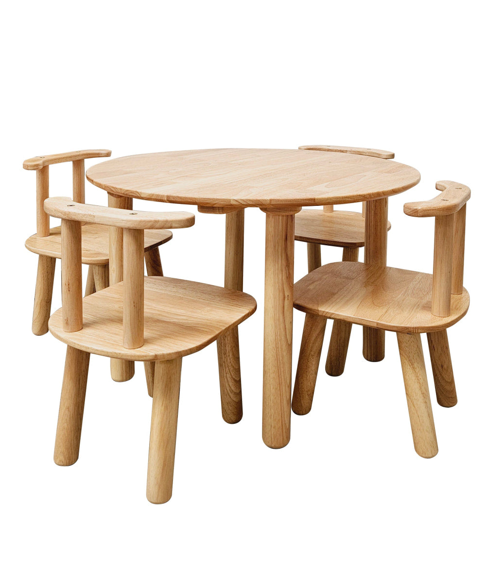 Round table and 4 chairs