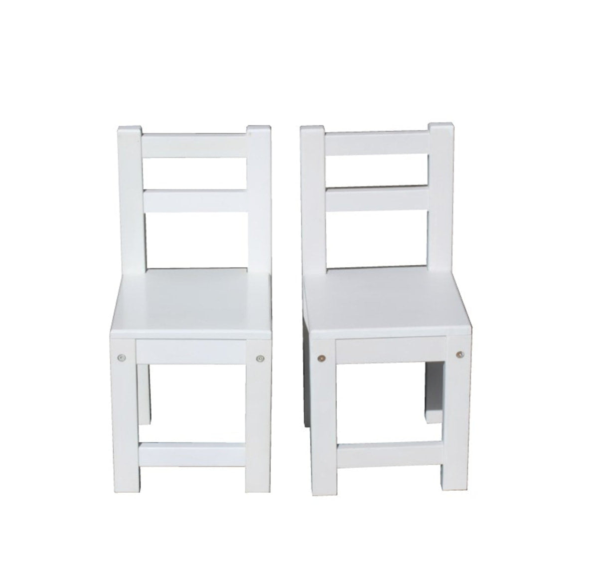 Standard White Timber Kids Table and Chairs