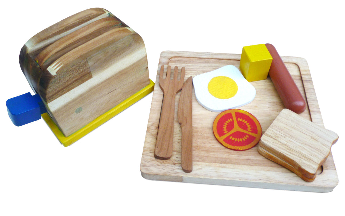 Wooden Kids Breakfast Play Set