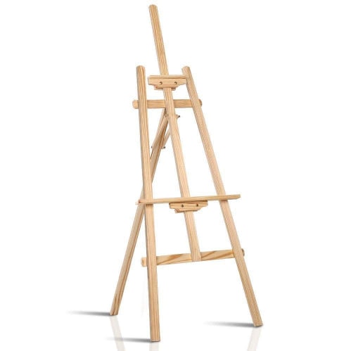 Wooden Oak Modern Floor Easel